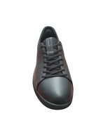 Geox Sneakers Uomo Nere in Pelle Traspirante con fast-in