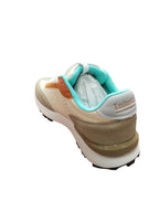 Sneakers Luisetti in vera pelle Casual Uomo/Donna Beige Grigio Arancio