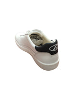 Sneaker Luisetti in vera pelle Casual Bianche Uomo/Unisex con Dettaglio Nero