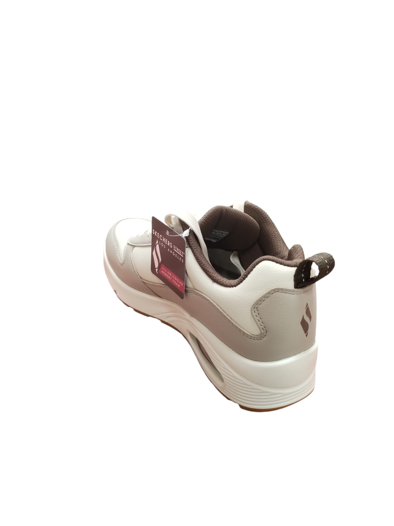 Skechers Sneakers Grigio Bianco Uomo/Donna Comfort