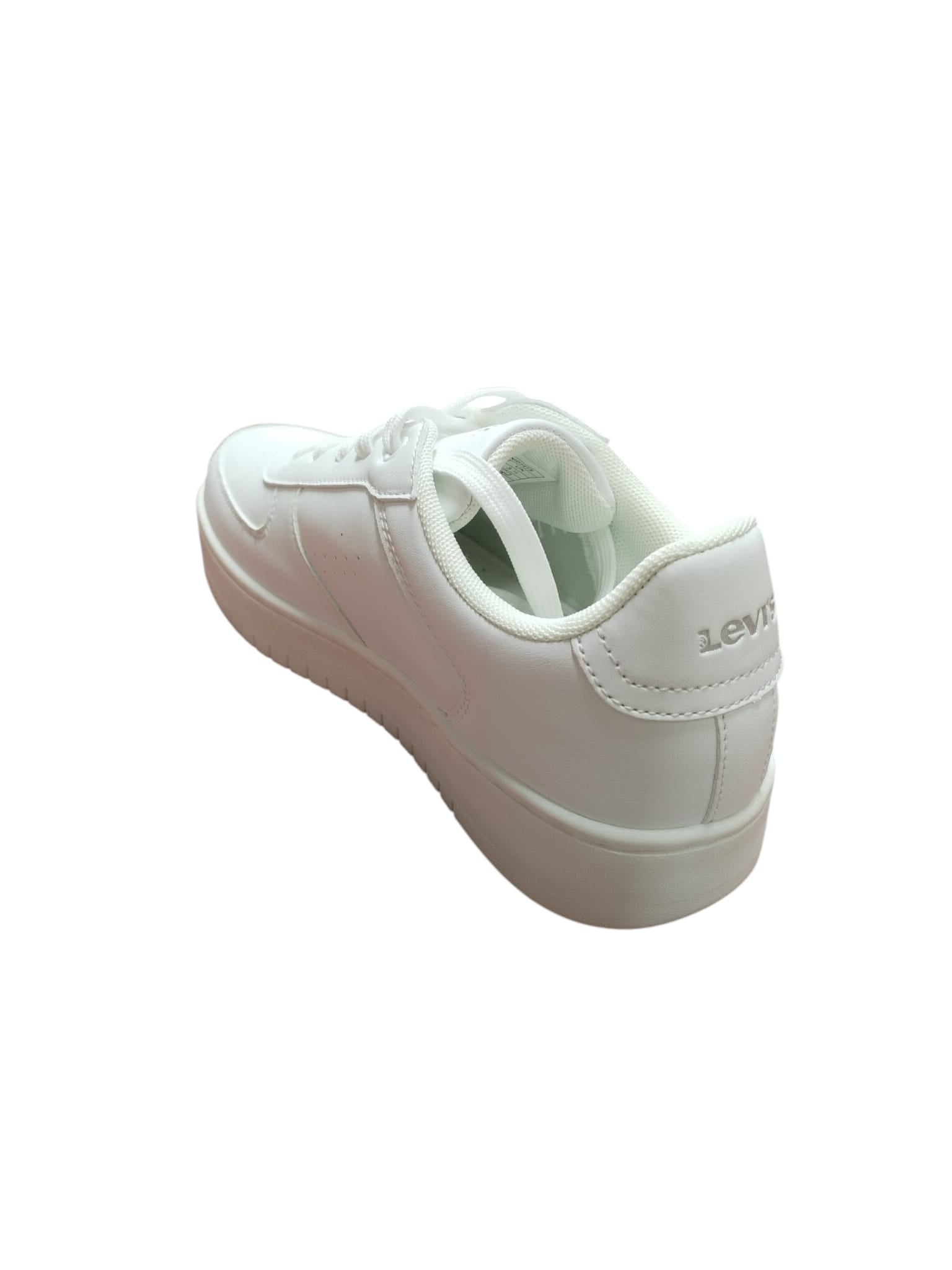 Levi's Sneakers Bianche Classiche Unisex per Tempo Libero