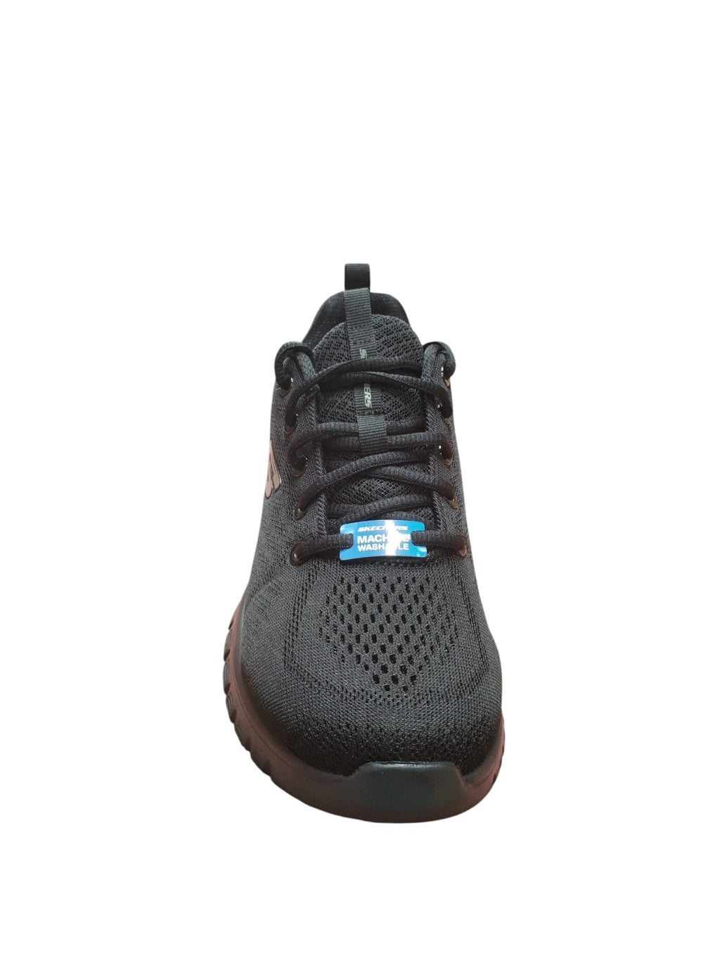 Skechers Scarpe Donna Nere con Suola Oro Memory Foam