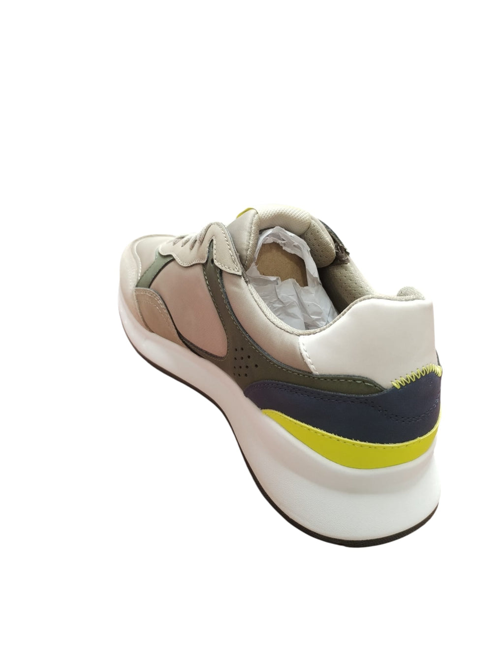 Geox Sneaker Uomo Casual Beige Verde
