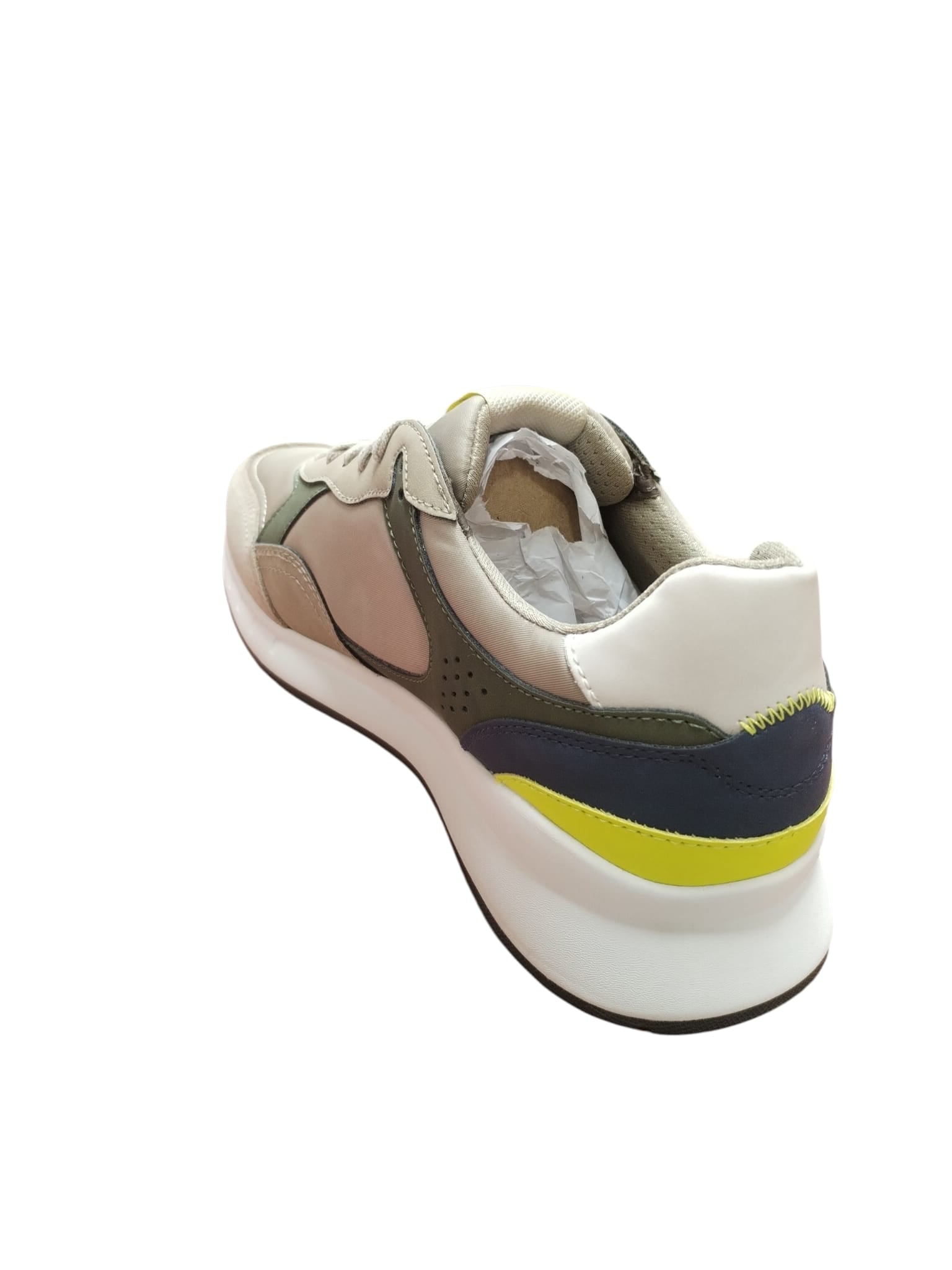 Geox Sneaker Uomo Casual Beige Verde