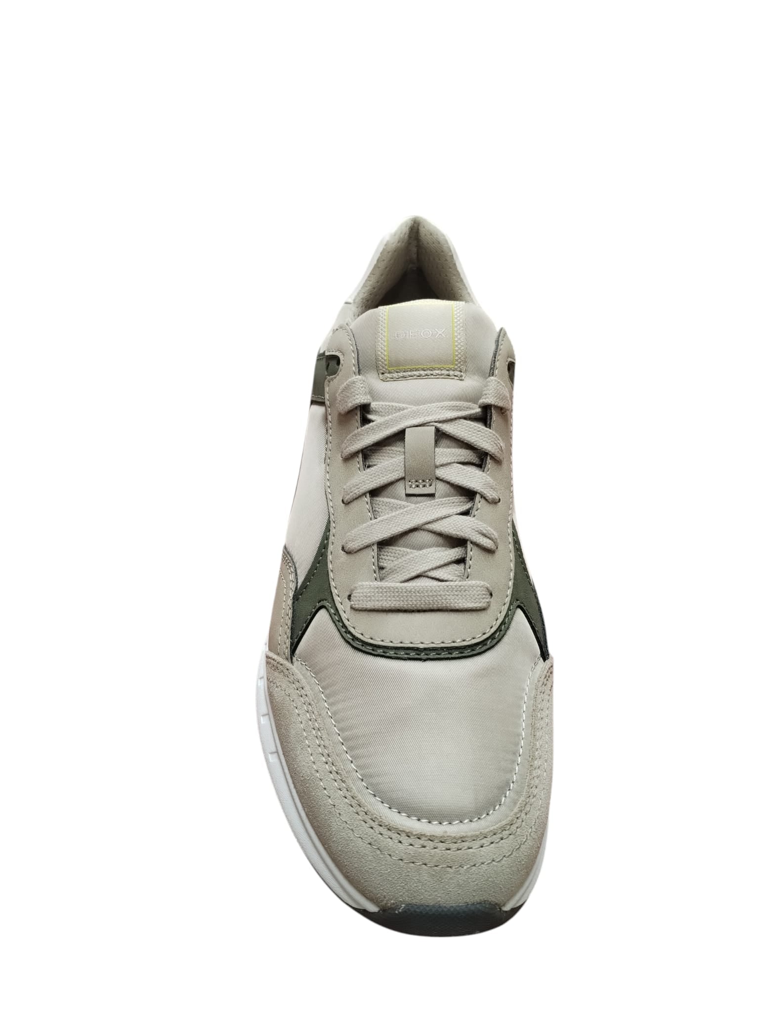 Geox Sneaker Uomo Casual Beige Verde