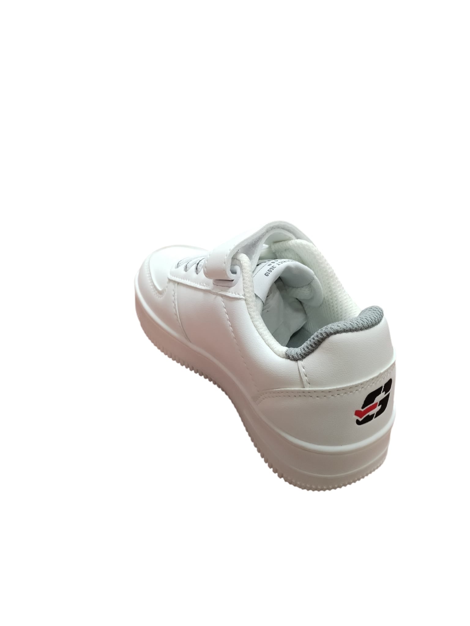 Scarpe GAS Bambino Sneakers Bianche con Strappo e Lacci