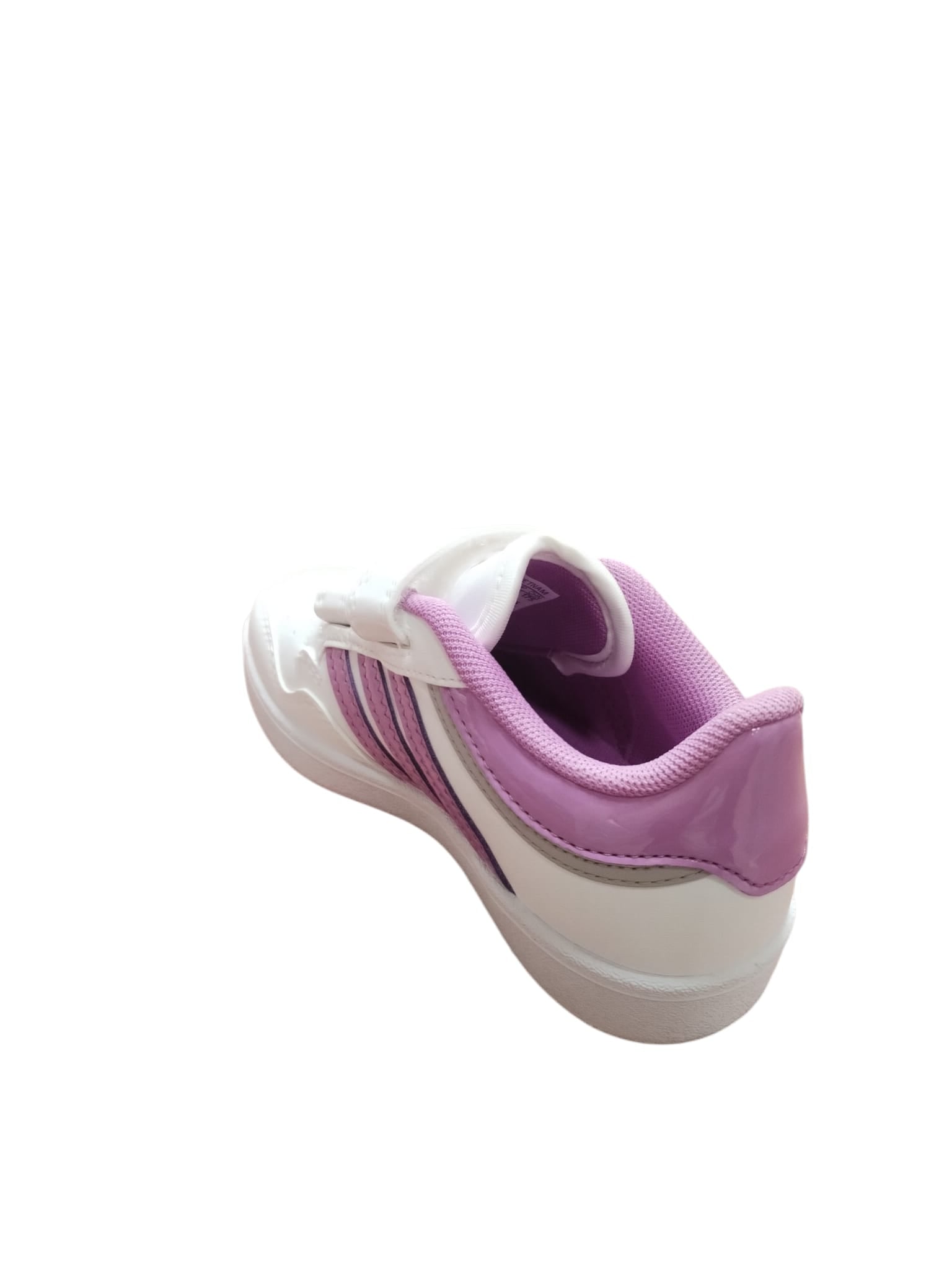 Scarpe Adidas Bambina Velcro Bianche Viola Sportive Casual