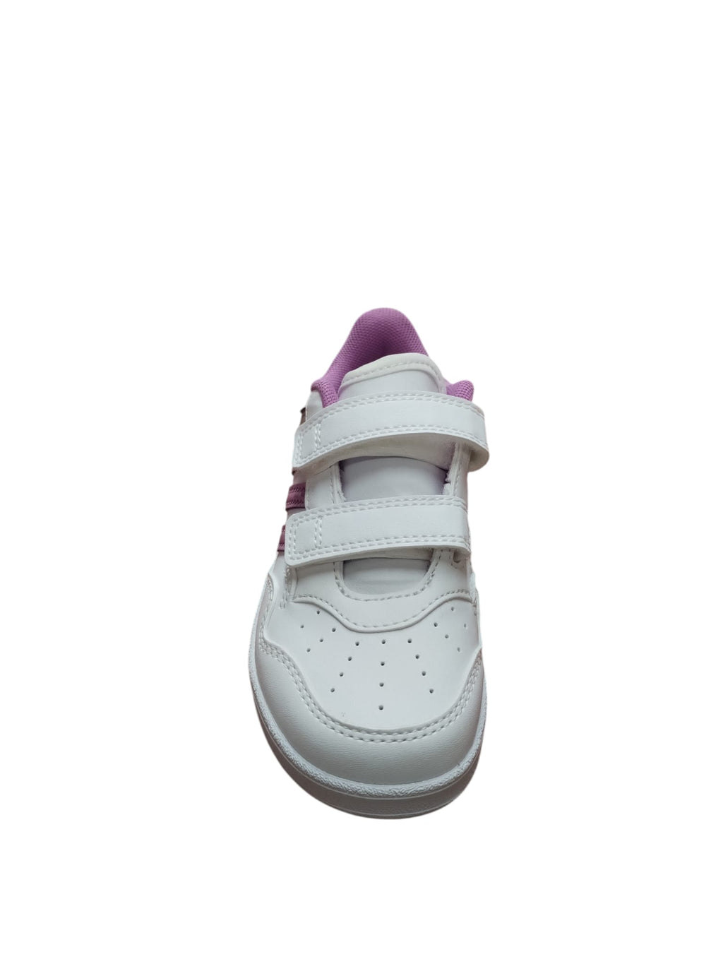 Scarpe Adidas Bambina Velcro Bianche Viola Sportive Casual