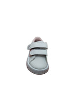 Scarpe Bambina Bianche con Strappi e Dettagli Rosa