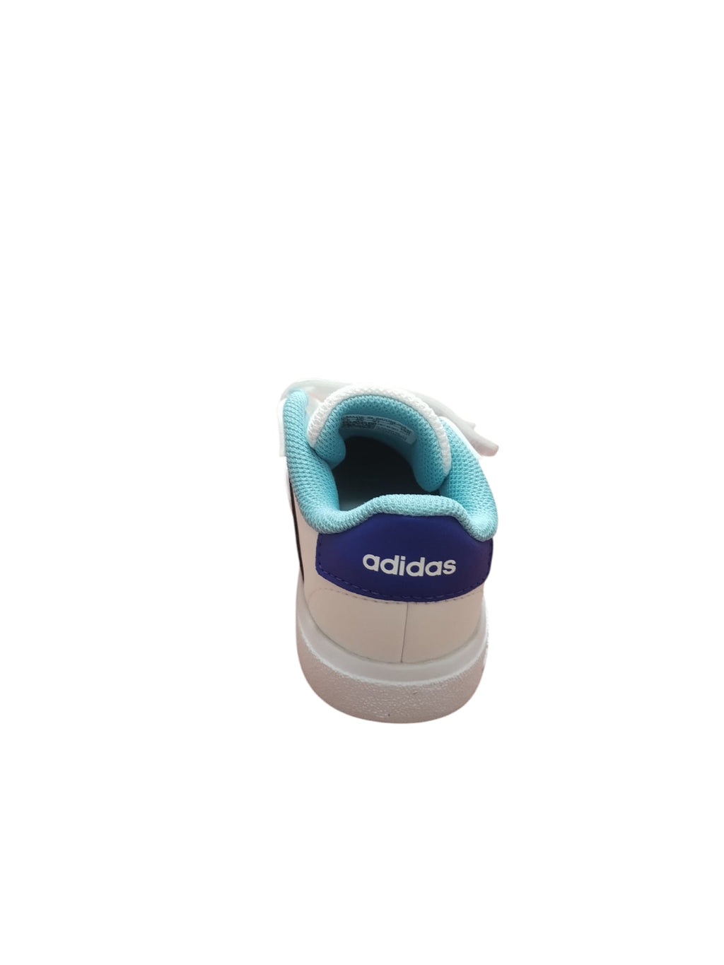Scarpe Adidas Bambino Strappi Velcro Bianco Blu