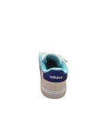 Scarpe Adidas Bambino Strappi Velcro Bianco Blu