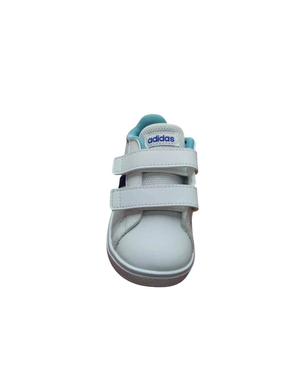 Scarpe Adidas Bambino Strappi Velcro Bianco Blu