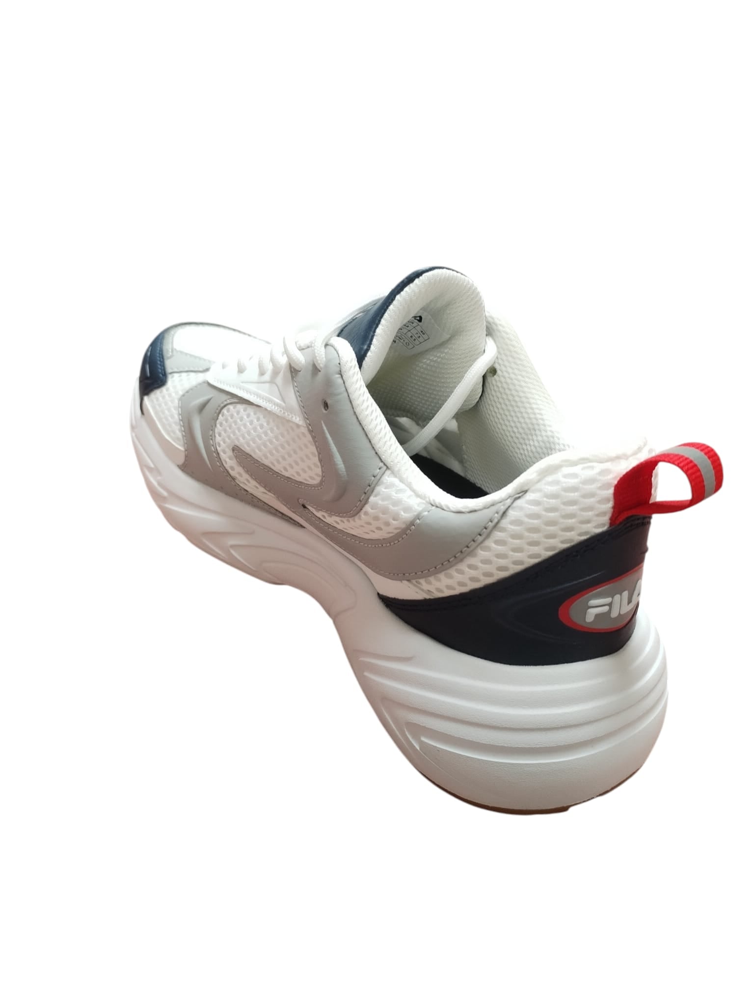 Fila Sneakers Uomo/Donna Bianche Grigie Rosse