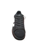 Scarpe Sneakers RIFLE Nere con Strisce Bianche Uomo Donna