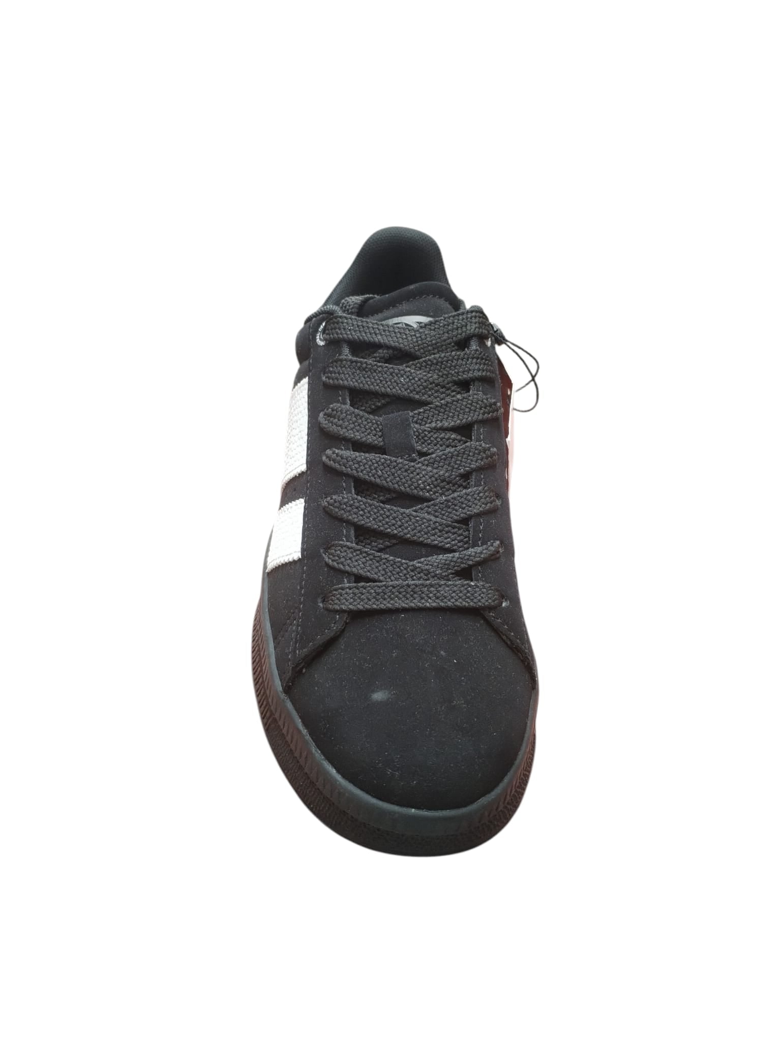 Scarpe Sneakers RIFLE Nere con Strisce Bianche Uomo Donna