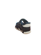 Sandali Bambino Geox con Strappi Regolabili Blu e Rossi