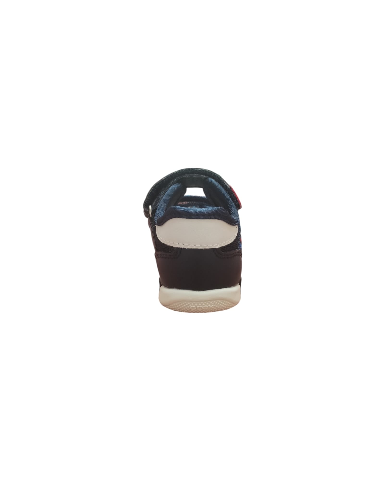Sandali Bambino Geox con Strappi Regolabili Blu e Rossi