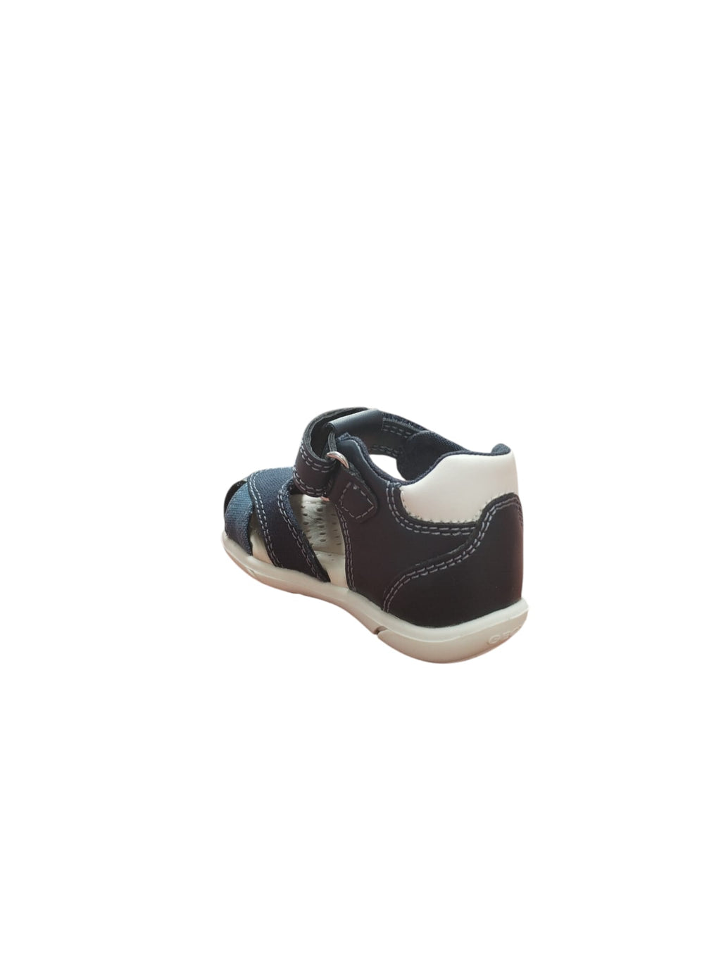 Sandalo Geox Bambino Traspirante Blu Scuro con Strappo