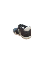 Sandalo Geox Bambino Traspirante Blu Scuro con Strappo