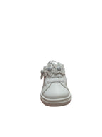 Scarpe Asso Bambina Bianche con Fiori Glitter | Sneakers Casual