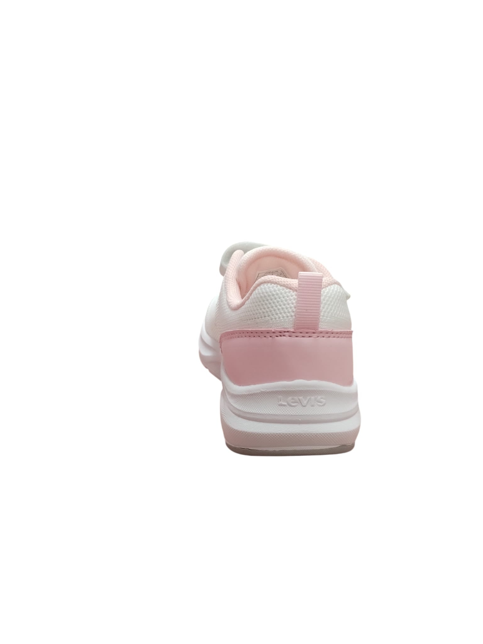 Scarpe da Ginnastica Bambina Levi's Bianche Rosa con Strappo