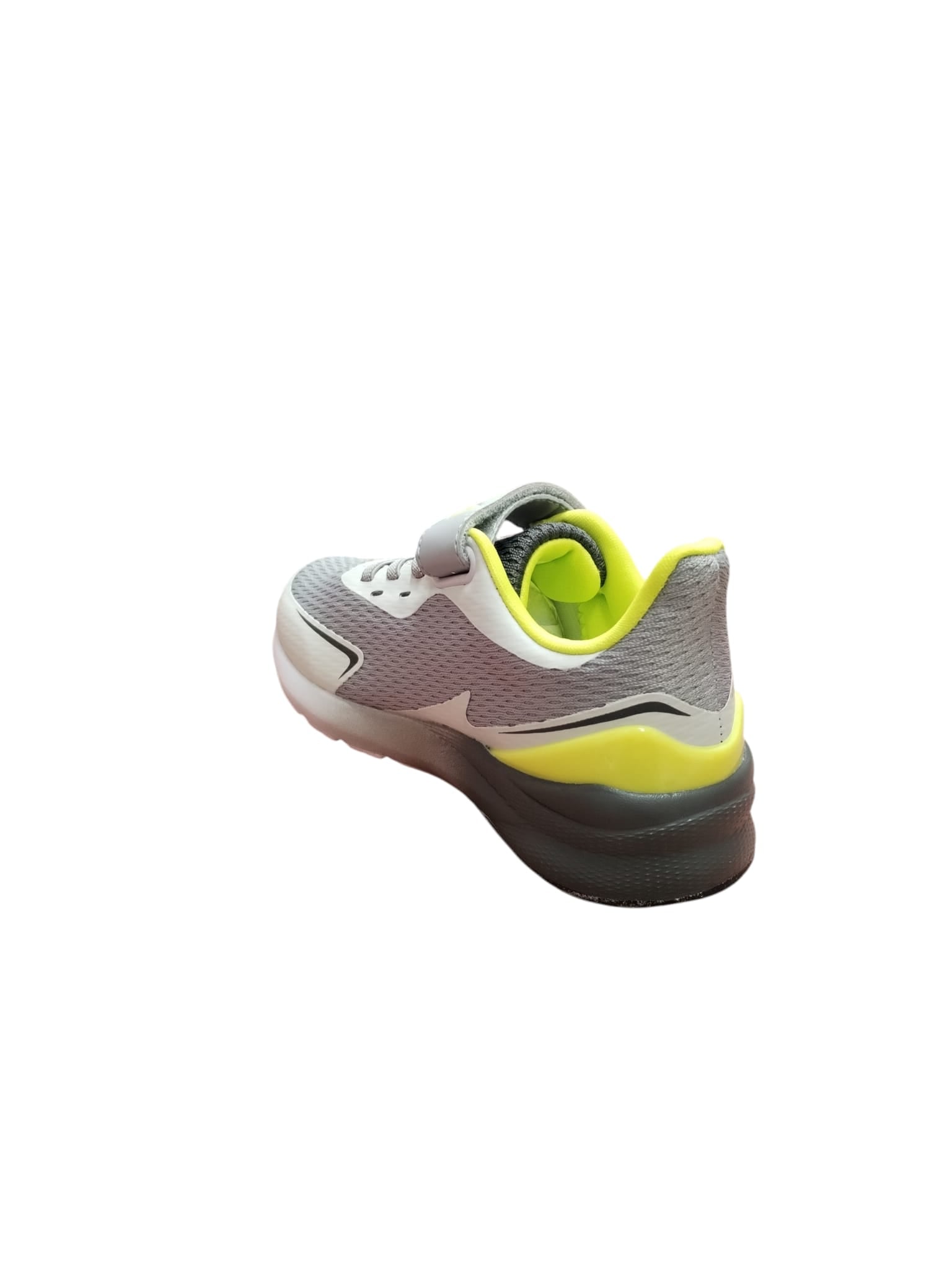 Sneakers Fila Bambino/a Grigio Giallo con Strappo