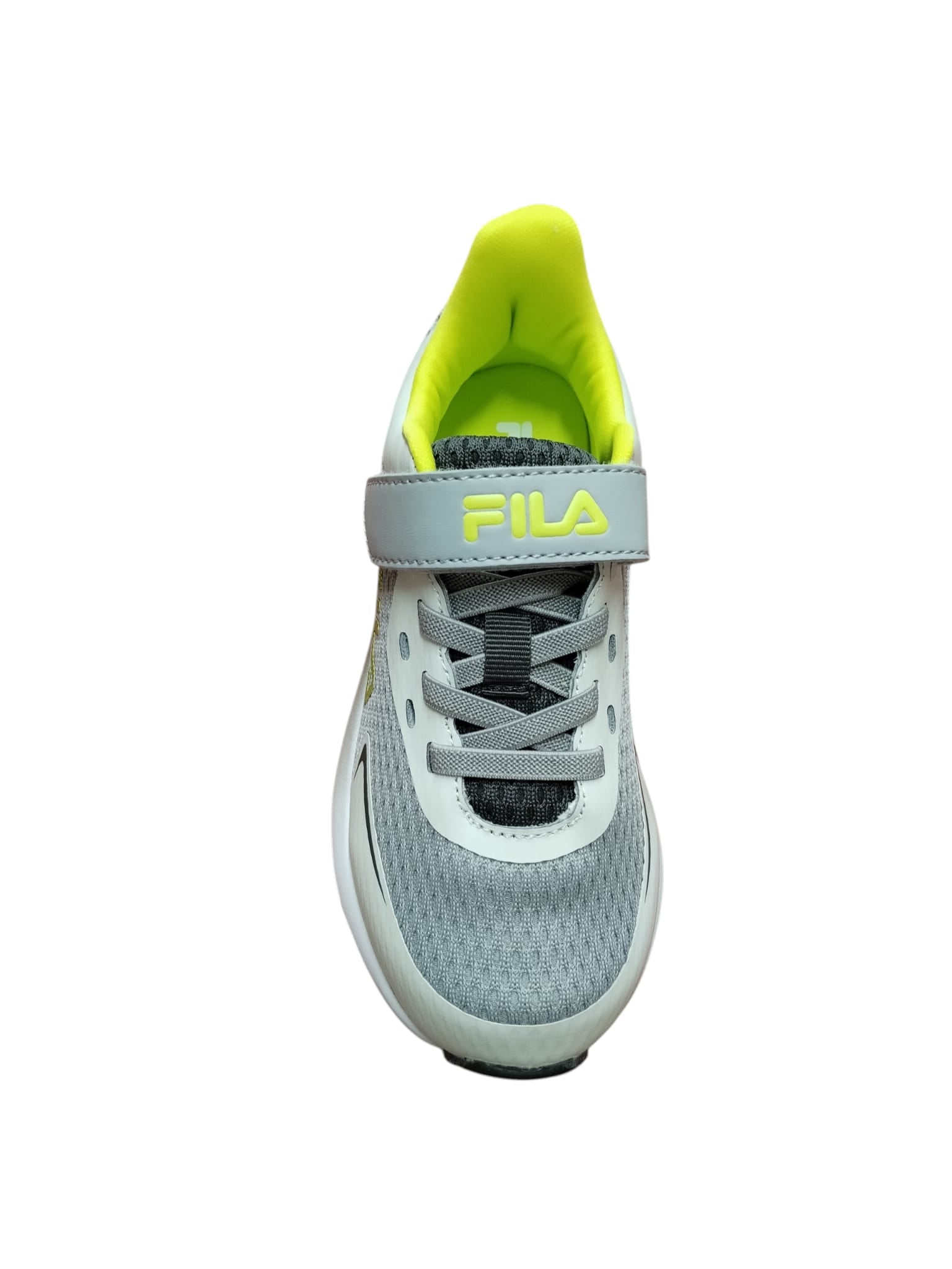Sneakers Fila Bambino/a Grigio Giallo con Strappo