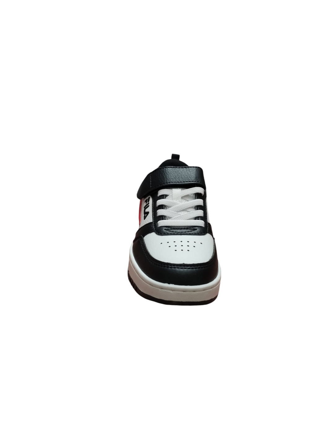 Scarpe Fila Bambino Sneaker Bassa Velcro Bianco Nero Rosso
