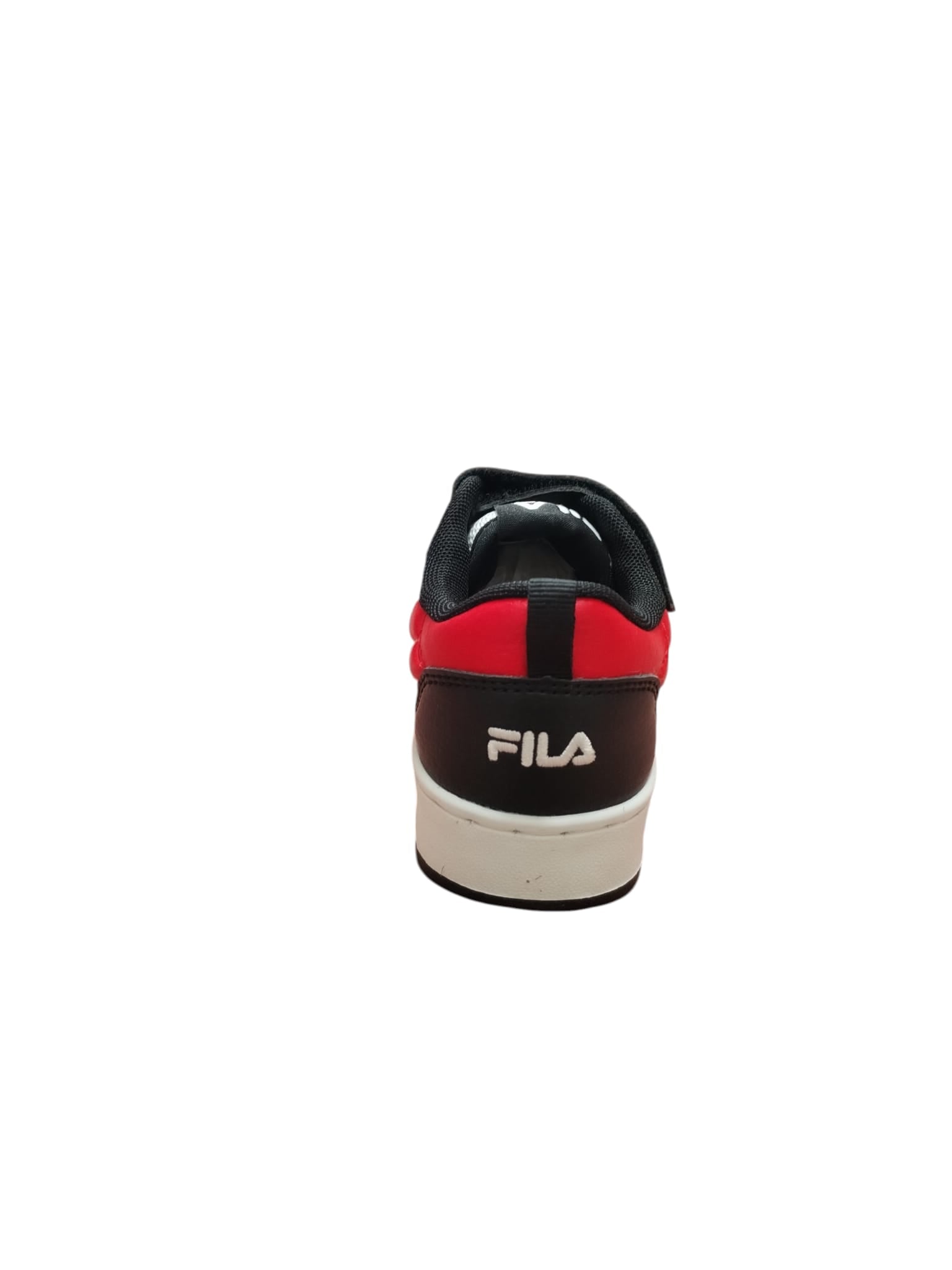 Scarpe Fila Bambino Sneaker Bassa Velcro Bianco Nero Rosso