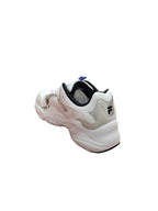 Fila Sneakers Donna Chunky Bianche con Dettagli Argento