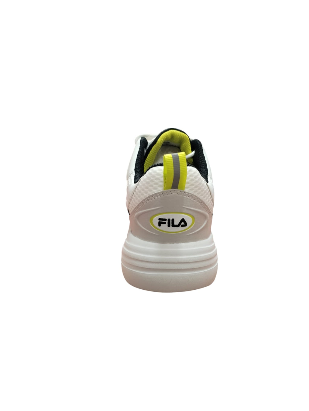 Fila Sneakers Bianche Uomo/Donna con Dettagli Neon Gialli