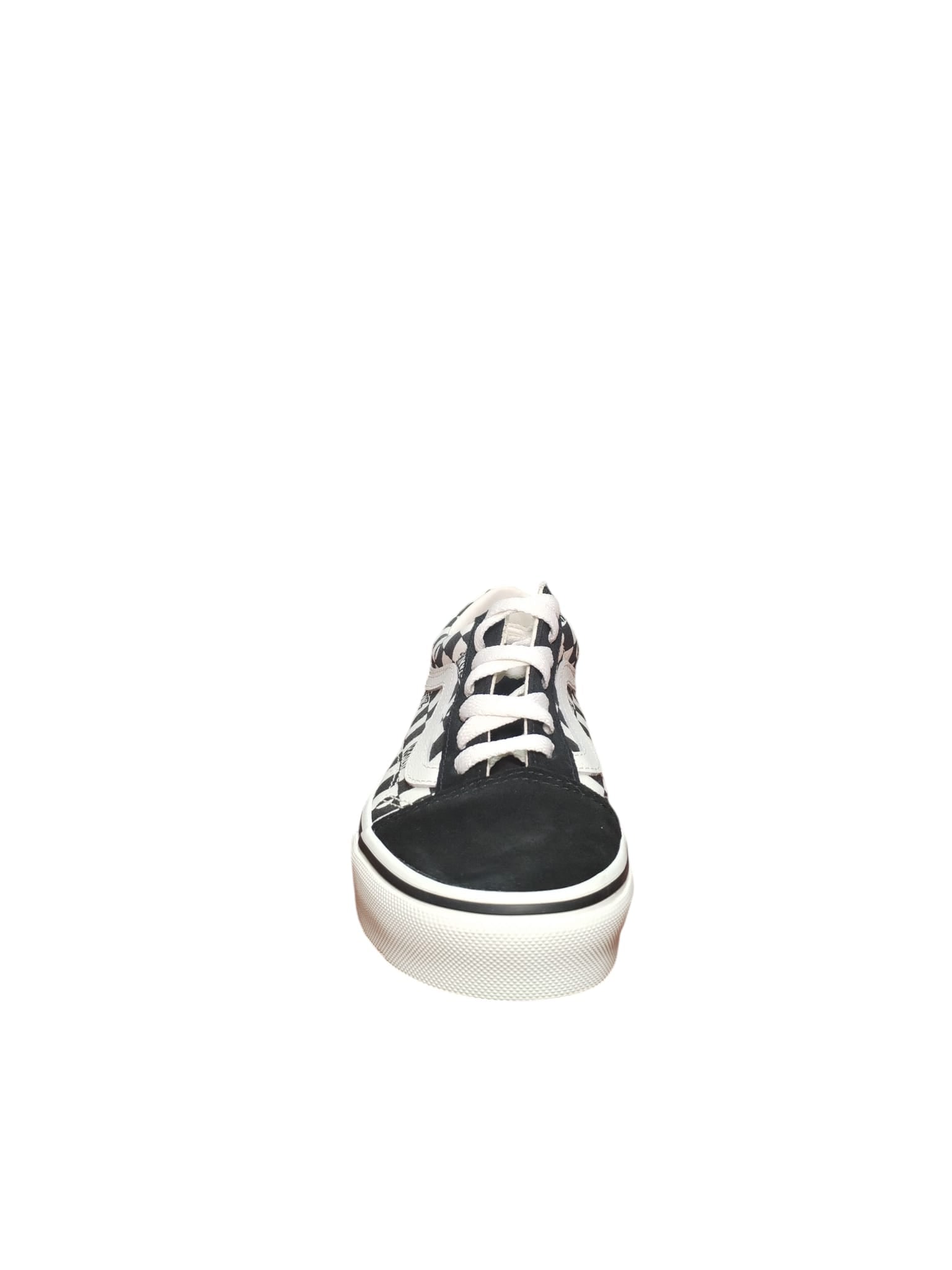 Vans Old Skool Checkerboard Logo Sneakers B/N