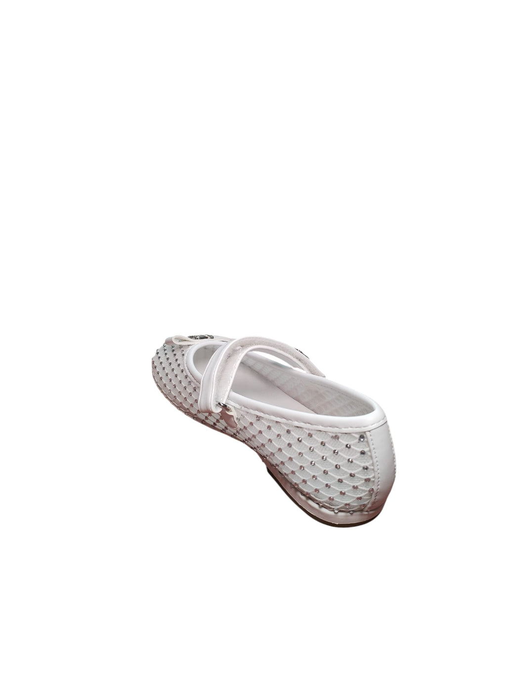 Scarpe Bambina Biagiotti Mary Jane Bianche con Strass
