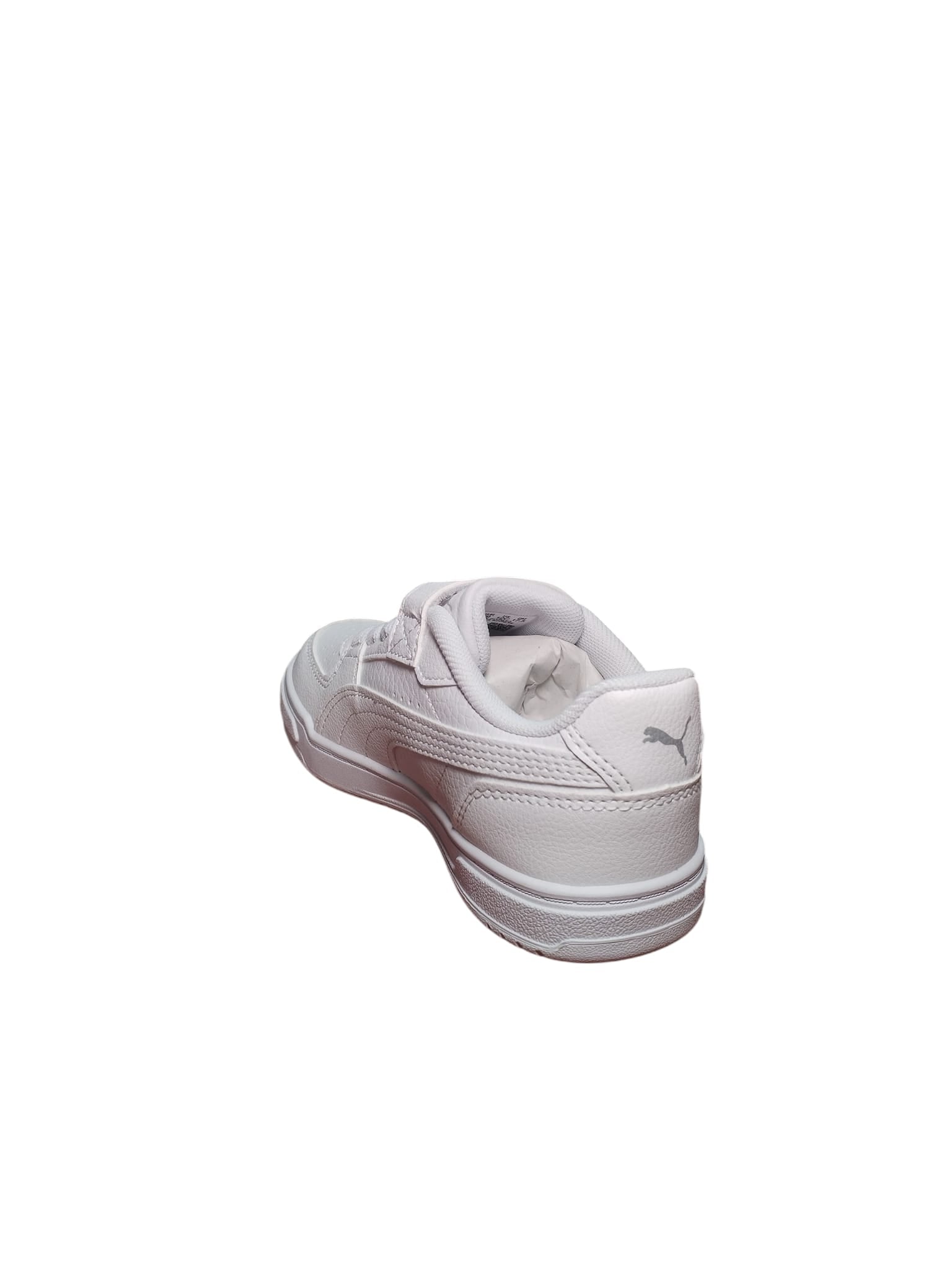 Sneakers Bambino Puma Bianche con Chiusura a Strappo e Lacci