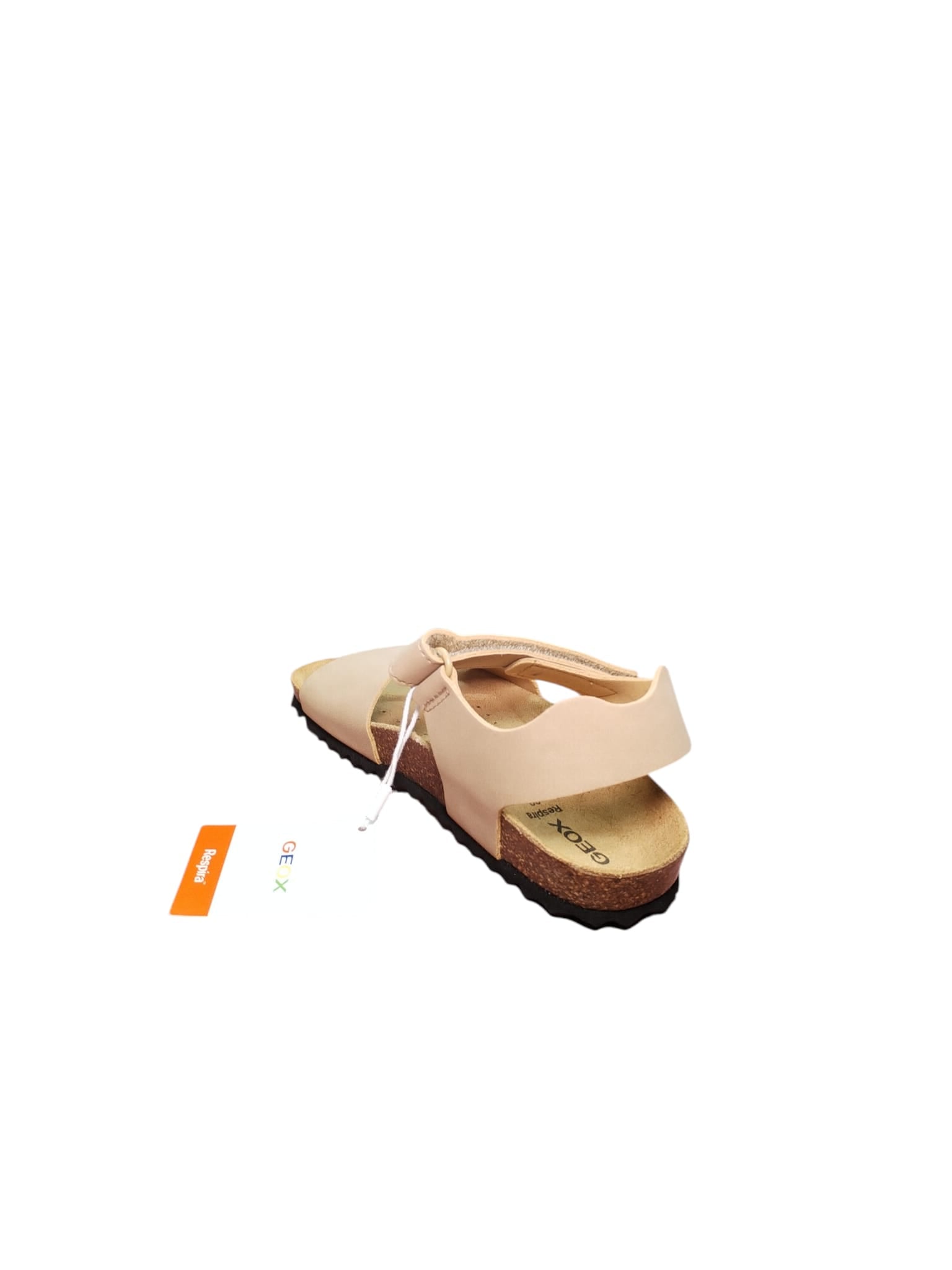 Sandalo Donna Geox Beige Chiusura a Strappo e Fibbia