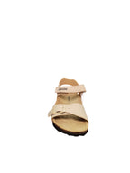 Sandalo Donna Geox Beige Chiusura a Strappo e Fibbia