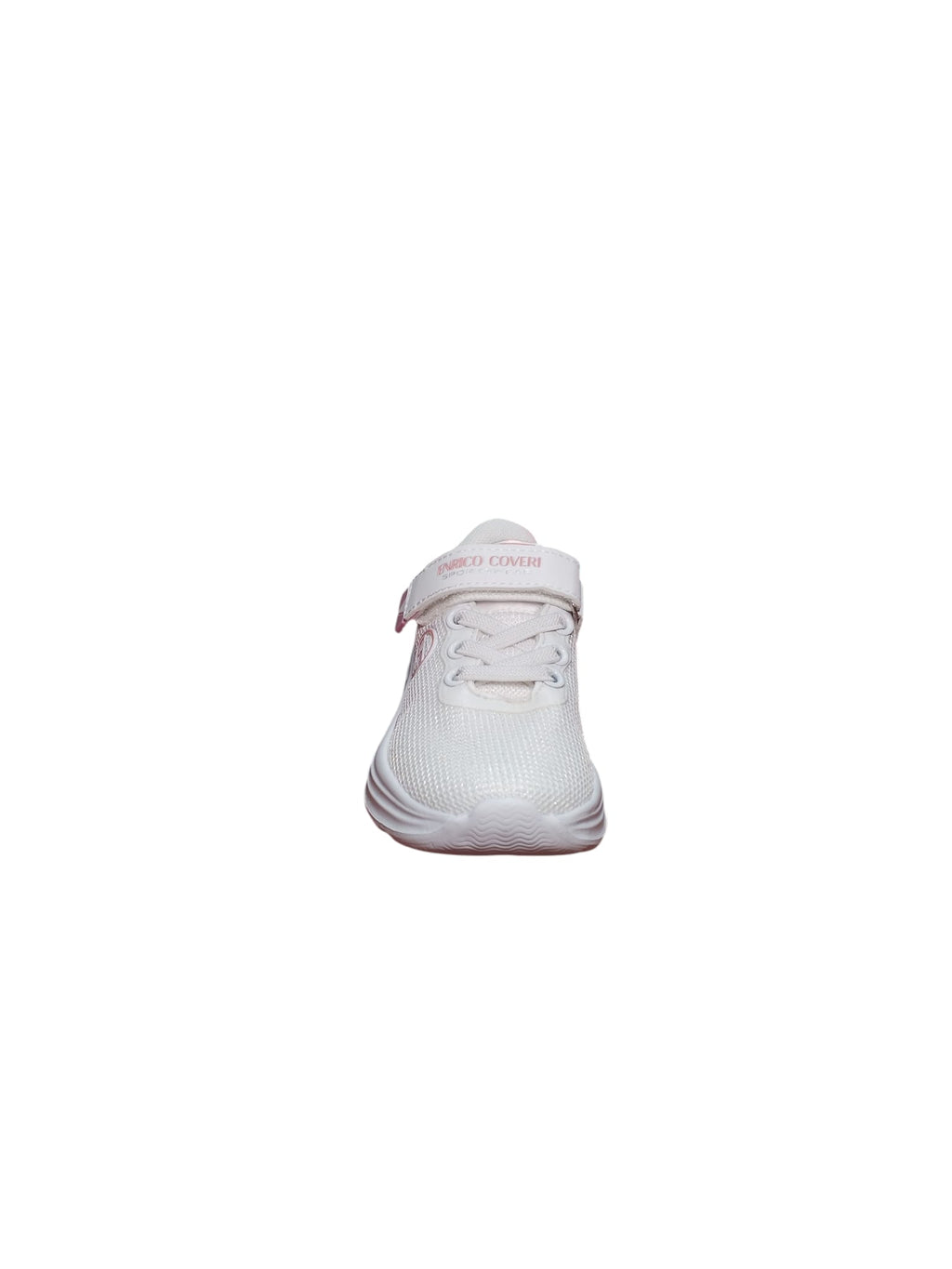 Sneakers Bambina Enrico Coveri Bianche e Rosa con Velcro