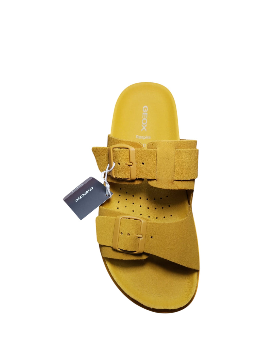 Sandali Geox Gialli Unisex con Doppia Fibbia
