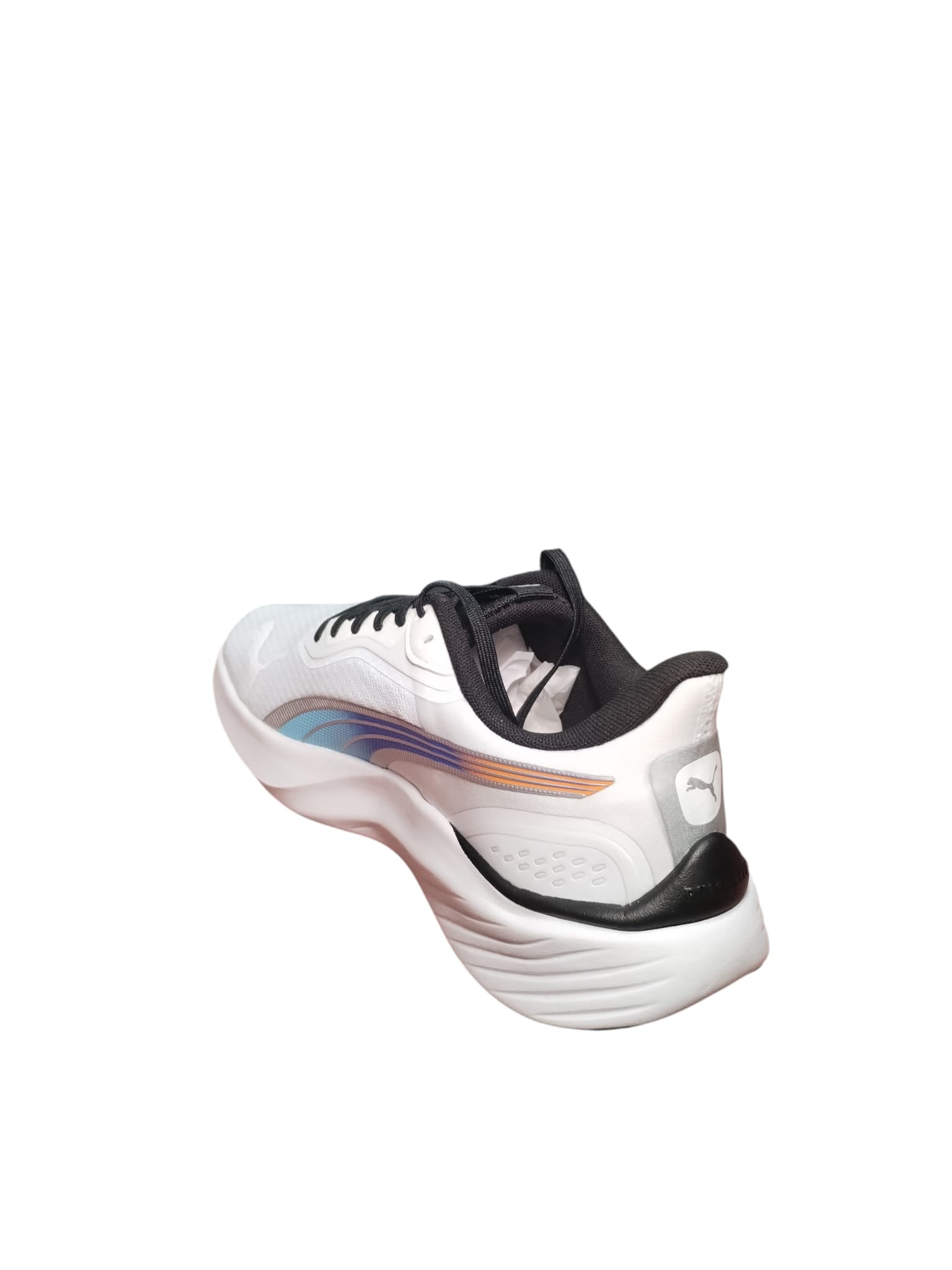 Scarpe Running Puma Bianche Uomo/Donna con Dettagli Iridati