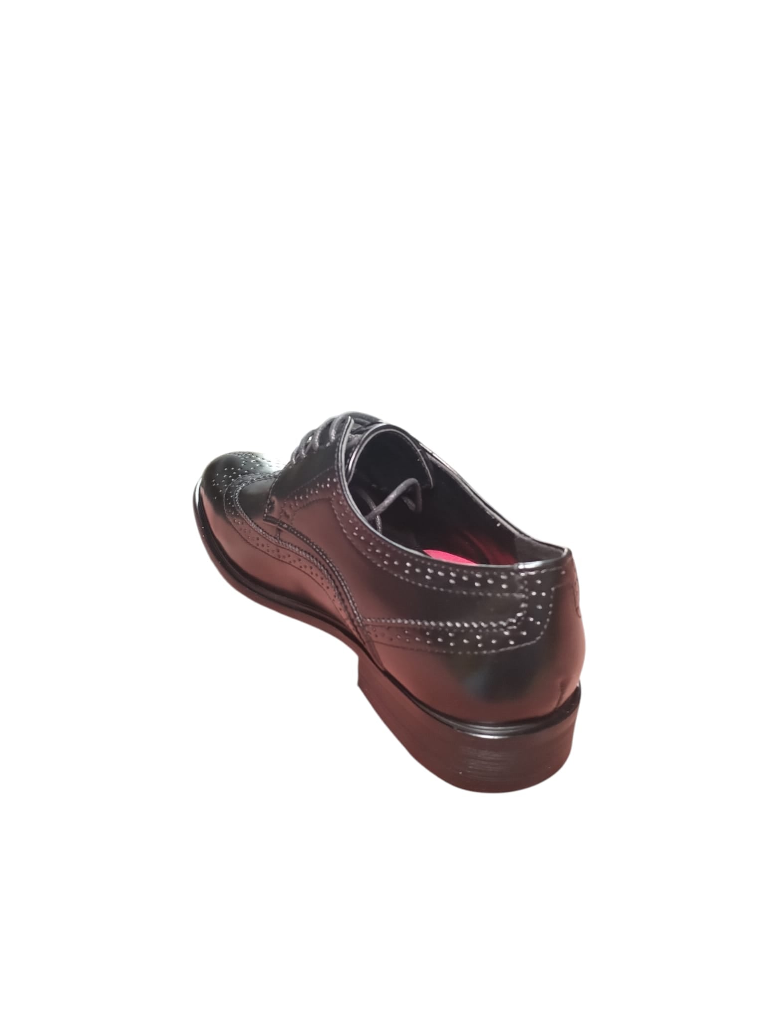 Scarpe Eleganti Uomo GianMarco Venturi Nere Brogue Stringate in Pelle