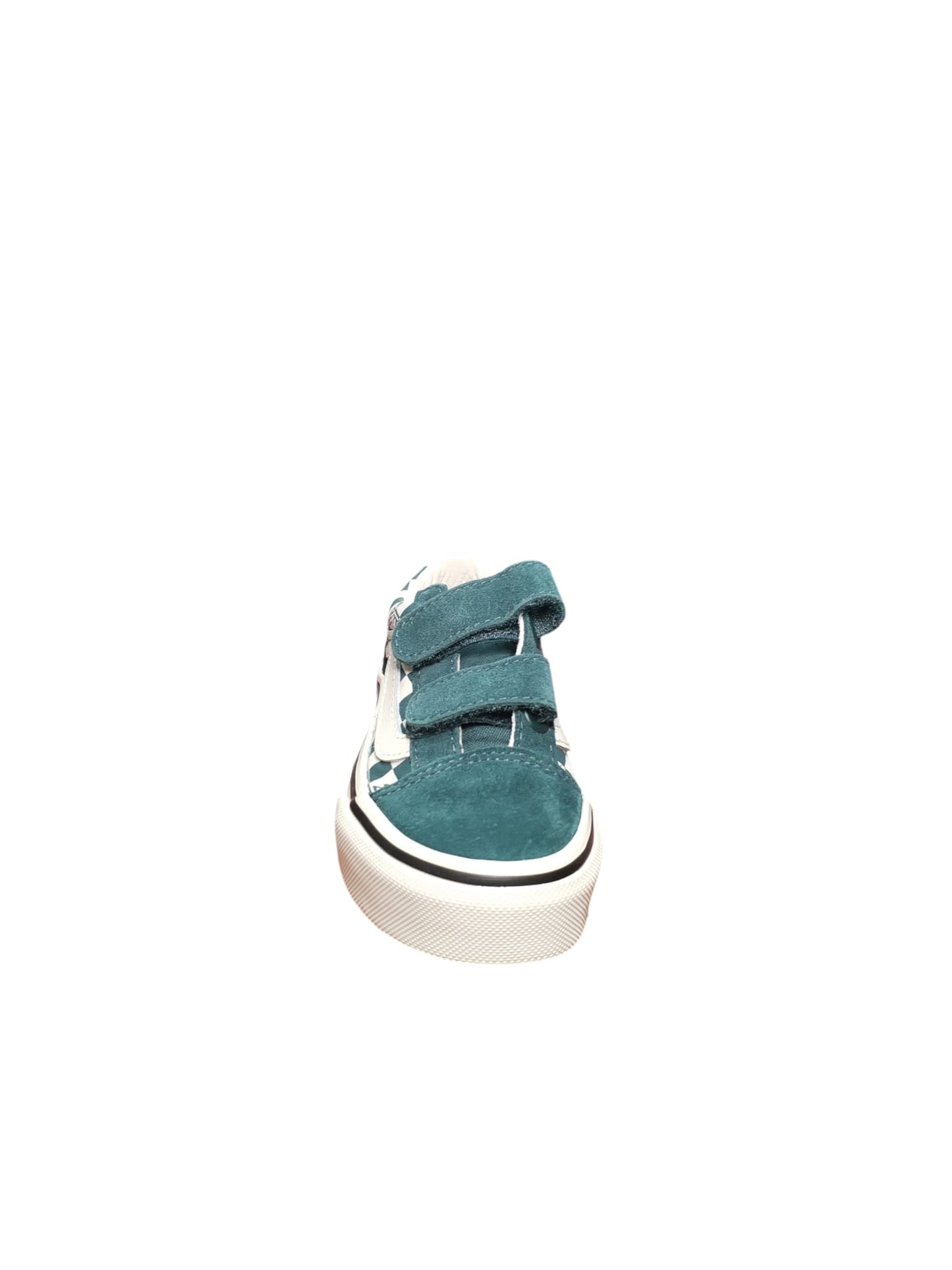 Vans Old Skool V Bambino Teal Scacchi