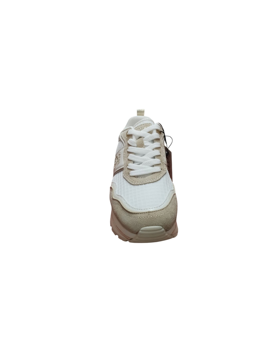 Sneakers Donna SoloSoprani Bianche Beige Platform Eleganti Casual