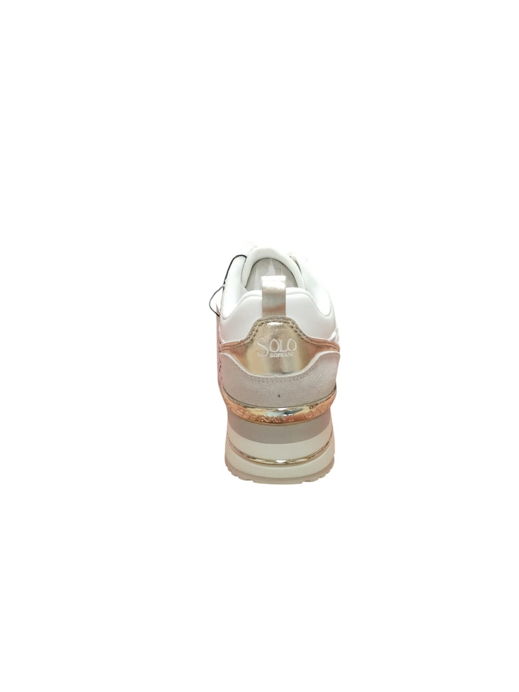 Sneakers Donna SoloSoprani Bianche Beige Platform Eleganti Casual