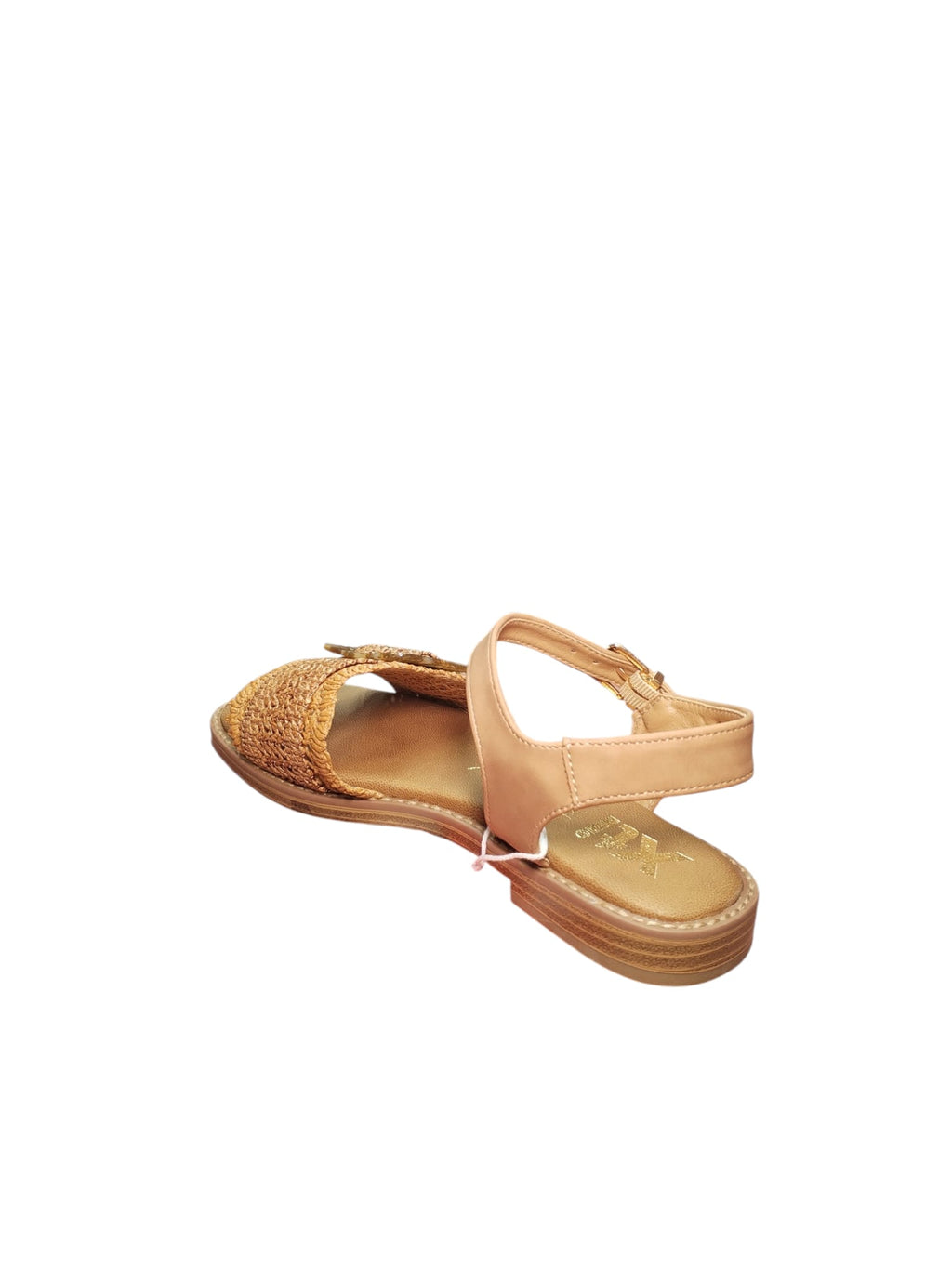 Sandali Xti Donna Beige con Fibbia Intrecciata e Cinturino