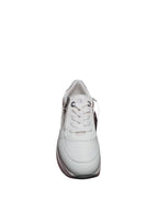 Sneakers Bianche Queen Helena Donna Platform con Zip Laterale