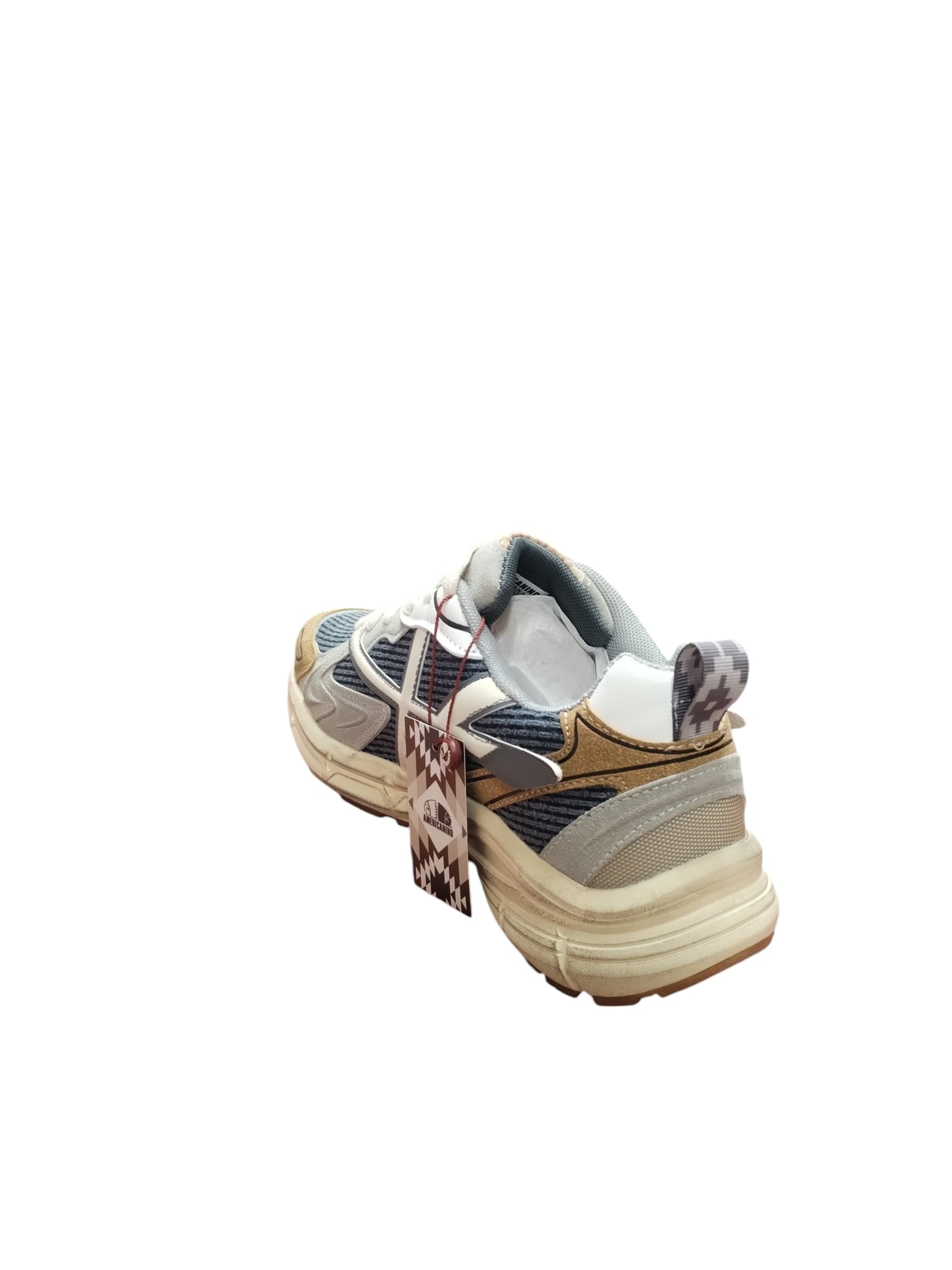 Sneakers Lifestyle Americanino Beige Marrone Argento Uomo/Donna