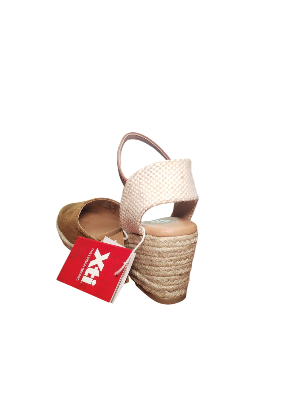Sandali Xti Espadrillas Donna con Zeppa Nera e Cinturino