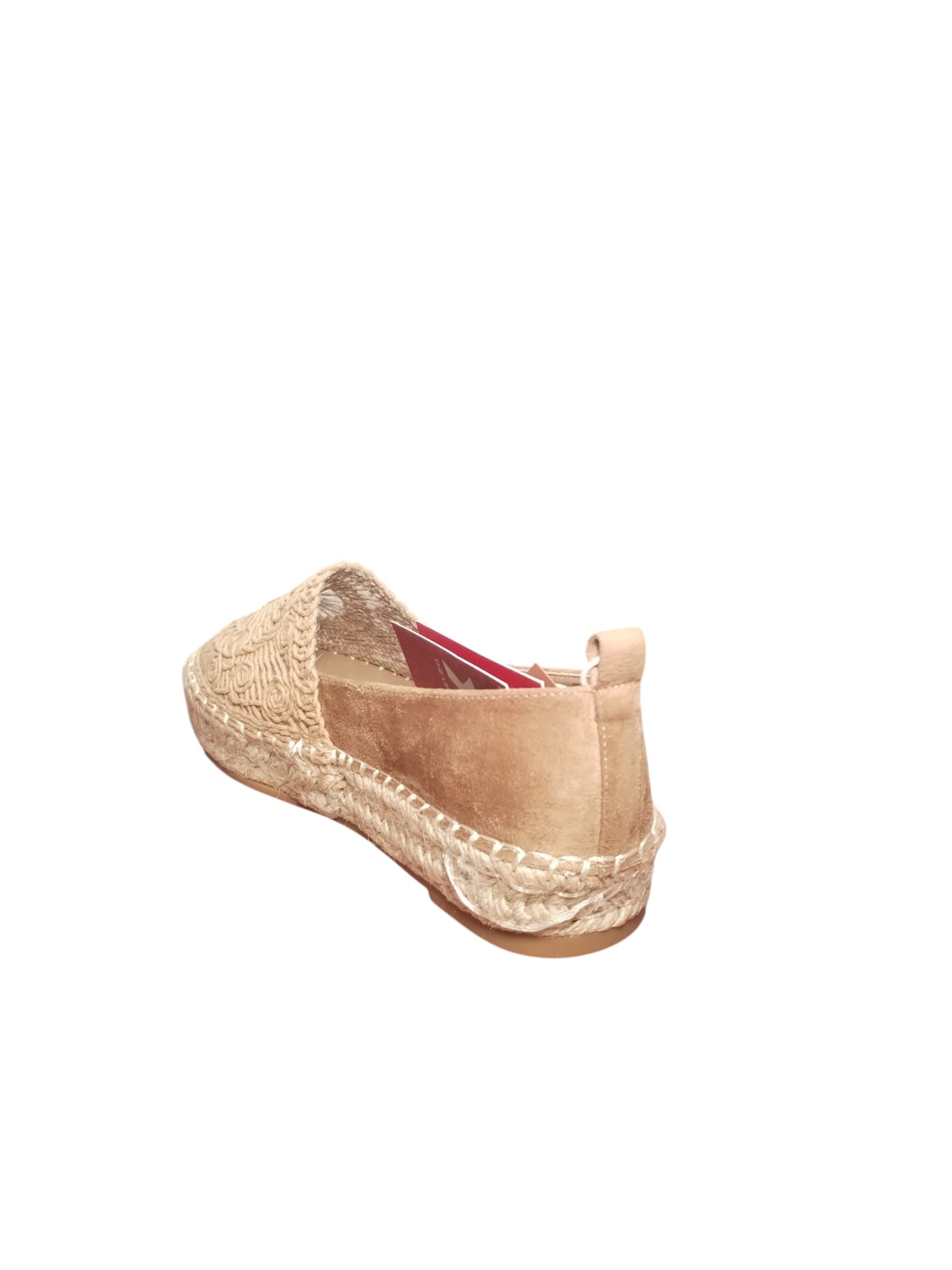 Espadrillas Xti Donna Beige con Suola in Corda e Dettaglio Crochet
