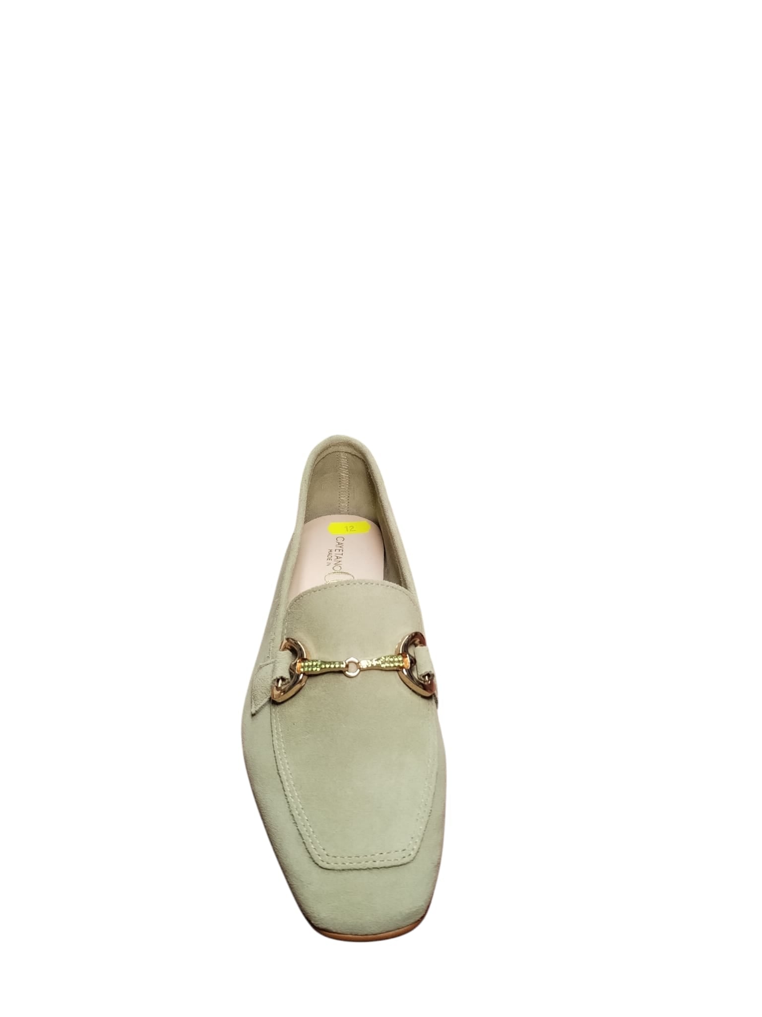 Mocassino Donna Elegante Beige Scamosciato con Morsetto