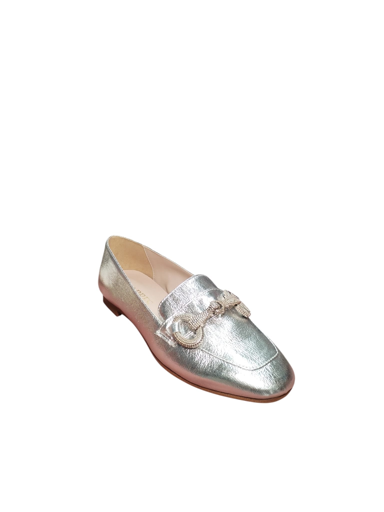 Mocassini ARRES Donna Oro Effetto Metallizzato con Fibbia